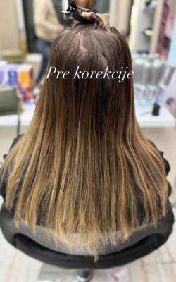pre korekcije farbanja